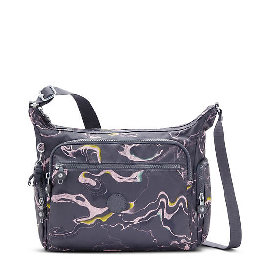 Kipling Gabbie Printed Crossbody Veske Grå | NO 2055VR